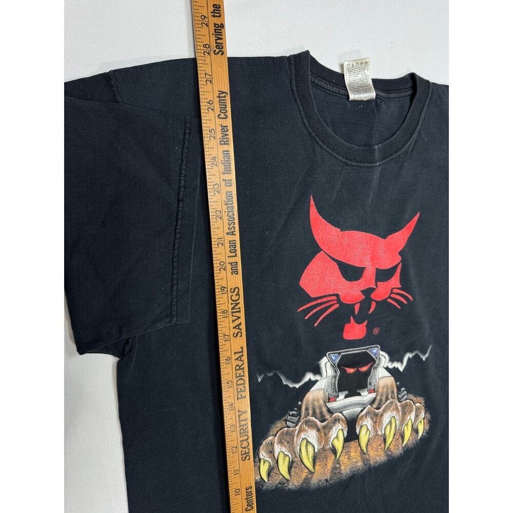 Vintage Y2K Olswel Black Graphic T-Shirt Men’s Size XL Fruit of Loom - Picture 3 of 13